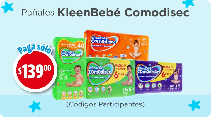 KleenBeb&eacute; Comodisec paga solo $139